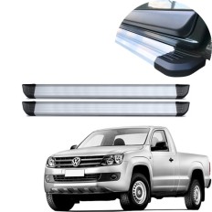 Estribo Alumínio Anodizado Amarok Cabine Simples 2010 até 2025 C&K