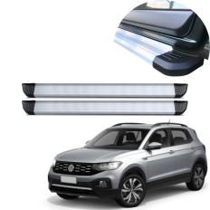 Estribo Alumínio Anodizado T Cross 2019 até 2025 C&K