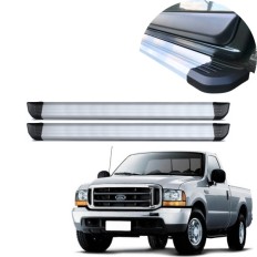 Estribo Alumínio Anodizado F250 Cabine Simples 1999 até 2011 C&K