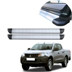 Estribo Alumínio Anodizado L200 Triton Sport 2017 até 2025 C&K