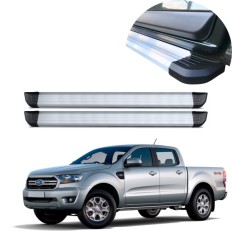 Estribo Alumínio Anodizado Ranger Cabine Dupla 2013 até 2023 C&K