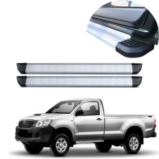 Estribo Alumínio Anodizado Hilux Cabine Simples 2006 até 2015 C&K