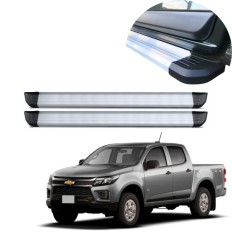 Estribo Alumínio Anodizado S10 Cabine Dupla 2012 até 2025 C&K