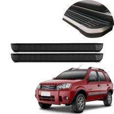 Estribo Alumínio Preto L200 Triton Sport 2017 até 2025 C&K