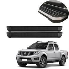 Estribo Alumínio Preto Frontier SEL 2008 até 2016 C&K