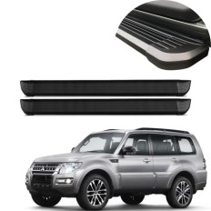 Estribo Alumínio Preto Pajero Full 5 Portas 2005 até 2021 C&K