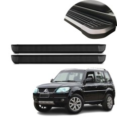 Estribo Alumínio Preto Pajero TR4 2008 até 2015 C&K