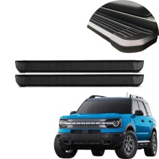 Estribo Alumínio Preto Bronco 2021 até 2025 C&K