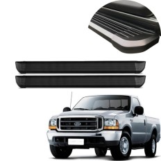 Estribo Alumínio Preto F250 Cabine Simples 1999 até 2011 C&K