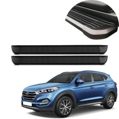 Estribo Alumínio Preto New Tucson 2017 até 2025 C&K