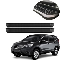 Estribo Alumínio Preto CR-V 2008 até 2024 C&K