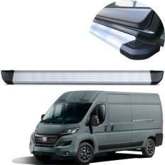 Estribo Alumínio Anodizado Ducato Extra Longa 2018 até 2025 C&K