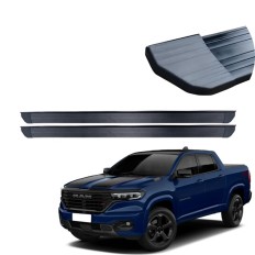 Estribo FIT Preto Rampage 2023 até 2025 C&K