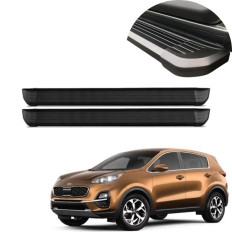 Estribo Alumínio Preto Sportage 2017 até 2017 C&K