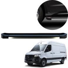 Estribo EVO Longo Sprinter 415 e 515 2013 até 2025 Preto Fosco C&K