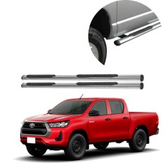 Estribo Oblongo Cromo Hilux Cabine Dupla 2016 até 2025 – CCF