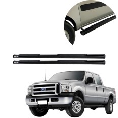 Estribo Oblongo Preto F250 Cabine Dupla 1998 até 2012 - CCF