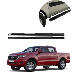 Estribo Oblongo Preto Ranger Cabine Dupla 2013 até 2023 - CCF