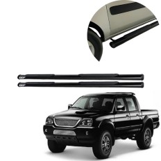Estribo Oblongo Preto L200 Sport e Outdoor Cabine Dupla 2004 até 2012 – CCF