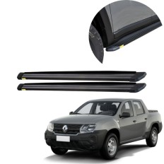 Estribo Alumínio Slim Preto Duster 2021 até 2025 – CCF 