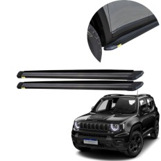 Estribo Alumínio Slim Preto Renegade 2015 até 2025 – CCF 