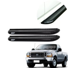 Estribo Plataforma Preto (1,20m) F250 Cabine Simples 1998 até 2012 - CCF