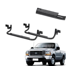 Estribo Utilitário Preto F250 Cabine Simples 1998 até 2012 - CCF