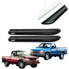 Estribo Plataforma Preto Silverado e D20 1985 até 2001 - CCF
