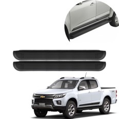 Estribo Modelo Original Plataforma Preto S10 Cabine Dupla 2012 até 2025 - Bepo