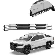 Estribo Tubular Cromado Rampage 2023 até 2025 - Bepo