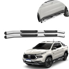 Estribo Tubular Cromado Modelo Original Ranch Toro 2016 até 2025 - Bepo