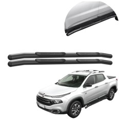 Estribo Tubular Preto Modelo Original Ranch Toro 2016 até 2025 - Bepo