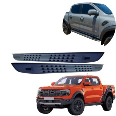 Estribo Raptor Alumínio Ranger Cabine Dupla 2024 até 2025 C&K