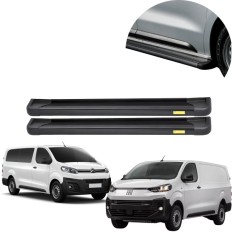 Estribo Alumínio Plataforma Preto Jumpy e Scudo 2023 até 2025 (Sem Kit) – CCF