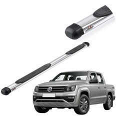 Estribo Oblongo Cromo Amarok 2010 até 2025 Cabine Dupla Keko