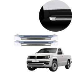 Estribo EVO Amarok Cabine Simples 2010 até 2025 Branco Cristal C&K
