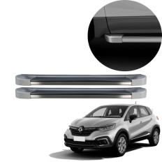 Estribo EVO Captur 2018 até 2023 Prata Etoile C&K