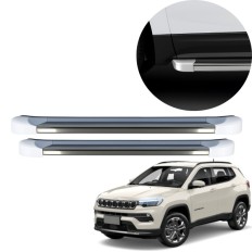 Estribo EVO Compass 2017 até 2025 Branco Ambiente C&K