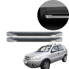 Estribo EVO Ecosport 2003 até 2012 Prata Enseada C&K