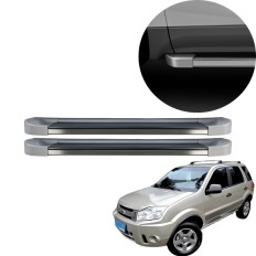 Estribo EVO Ecosport 2003 até 2012 Prata Riviera C&K