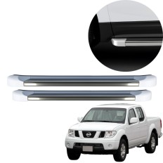Estribo EVO Frontier SEL Cabine Dupla 2008 até 2016 Branco Glacial C&K