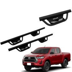 Estribo TX Tubular Hilux Cabine Dupla 2016 até 2025 C&K 