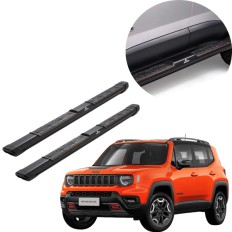 Estribo My Road Preto Renegade 2015 até 2025 - Sem kit de instalação Keko