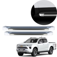 Estribo EVO S10 Cabine Dupla 2012 até 2025 Branco Summit C&K