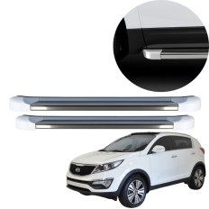 Estribo EVO Sportage2011 até 2016 Branco Clear C&K