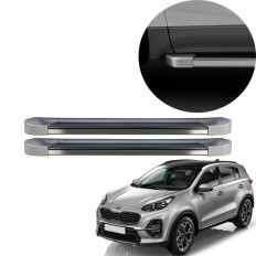 Estribo EVO Sportage 2017 até 2025 Prata Mineral E6S C&K