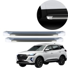 Estribo EVO Tiggo 7 Pro 2021 até 2025 Branco Perolizado C&K