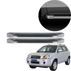 Estribo EVO Tucson 2008 até 2016 Prata STF C&K