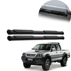Estribo Oblongo Preto L200 GL e GLS 1998 até 2004 - Solar Acessórios