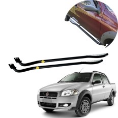 Estribo Preto Modelo Original com Pisante Strada (todos os modelos até 2020) Keko